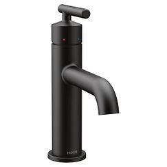 GIBSON SGL. HANDLE LAV FAUCET/MATTE BLK