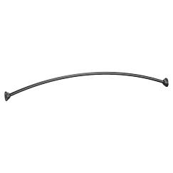 CSR2165BL CSI CSR2165BL 5ft DECORATIVE CURVED SHOWER ROD MATTE BLACK  from
