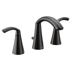 TV6173BL MOEN TV6173BL GLYDE 2H WS TRIM W/RI VALVE BL MATTE BLACK from MOEN