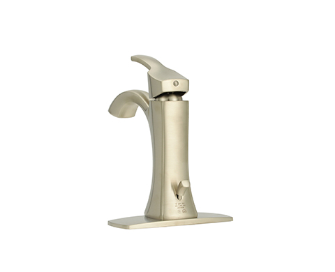 Top Moen Voss Bathroom Faucet Brushed Nickel 1-Handle High Arc 6903BN