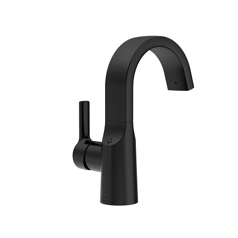 あねもね Avri Matte black one-handle high arc bathroom faucet