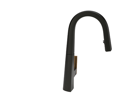 Moen プルダウンキッチン蛇口 S75005BL 1 : Moen Nio マットブラック ワンハンドル プルダウン